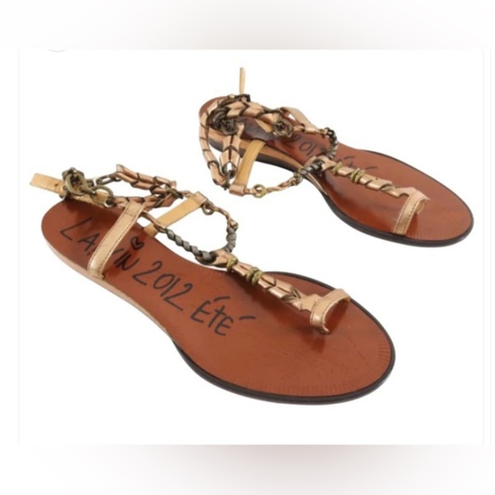 Lanvin 2012 Ete Braided Sandals size 40 /9